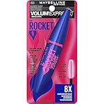 Maybelline Volum' Express The Rocket Volumizing Washable Mascara, Blackest Black, 1 Count - Image 2