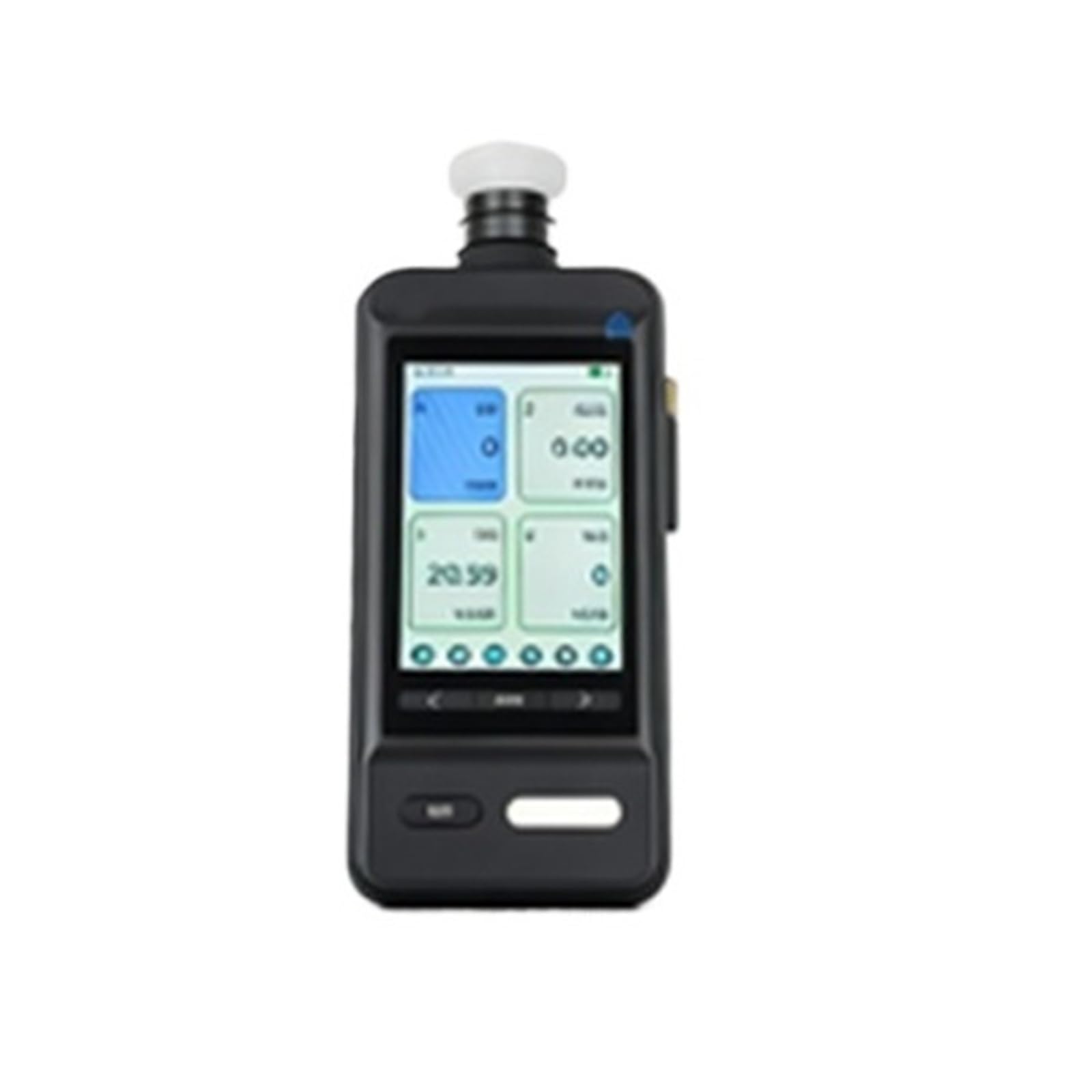 Detector portátil de Gas nitrógeno, Alarma Sonora y Luminosa, analizador electrónico de pureza de Gas N2 (Volumen 0-100%) for hogares y vehículos recreativos. Interior/Exterior
