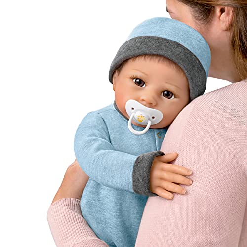 Muñeca bebé interactiva Oliver 19 pulgadas con sonido miniatura 3