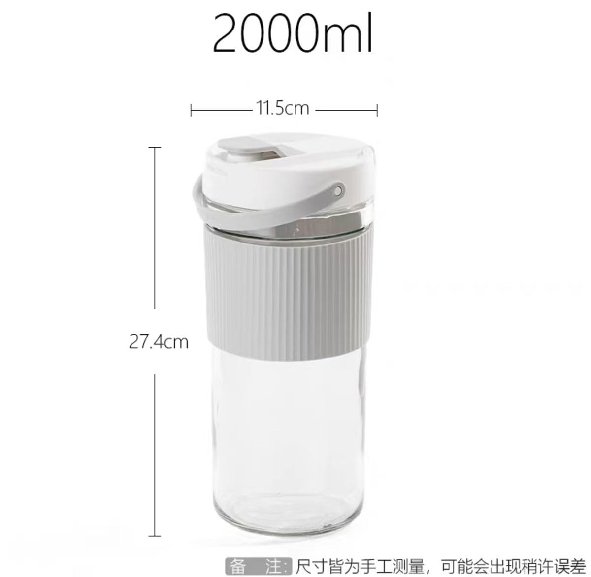 Barattoli for la conservazione for la cucina, Barattoli for la conservazione, Barattoli di chicchi di caffè, 1 pz Vaso addensato Terrari Contenitori in vetro for contenitori for terrari alimentari Bot