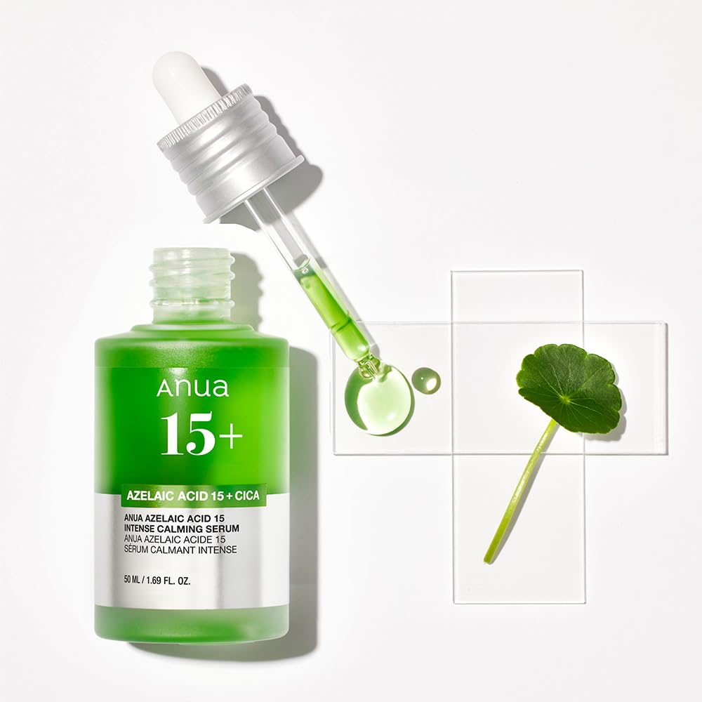 Amazon.co.jp: ANUA Azelaic Acid 15 Intense Calming Serum, 1.7 fl