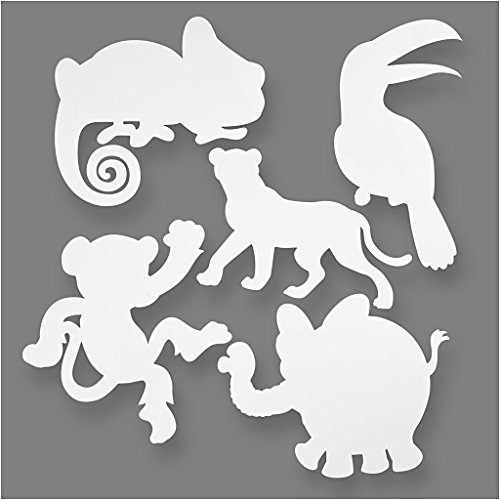 Jungle Animals, H: 14-25 cm, 16 asstd, 230 g