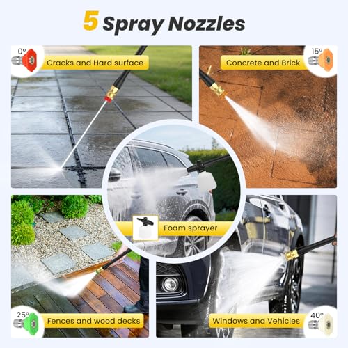 180Bar High-Power Jet Washer for Quick Cleaning
