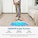 Cordless Vacuum Cleaner,Stick Vacuum 45KPA/450W/60min,Wall-mounted Charging/V-shaped Anti-Tangle,with Self-standing Function and Removable Battery,Vacuum Cleaner for Pet Hair,Carpets and Hard Floors