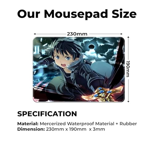 Image of Determined Charge Grey Large Mouse Pad - Extended Gaming Mouse Mat for PC, Laptop & Desktop - 23x19cm Dynamic Motion Accessories for Office & Desk