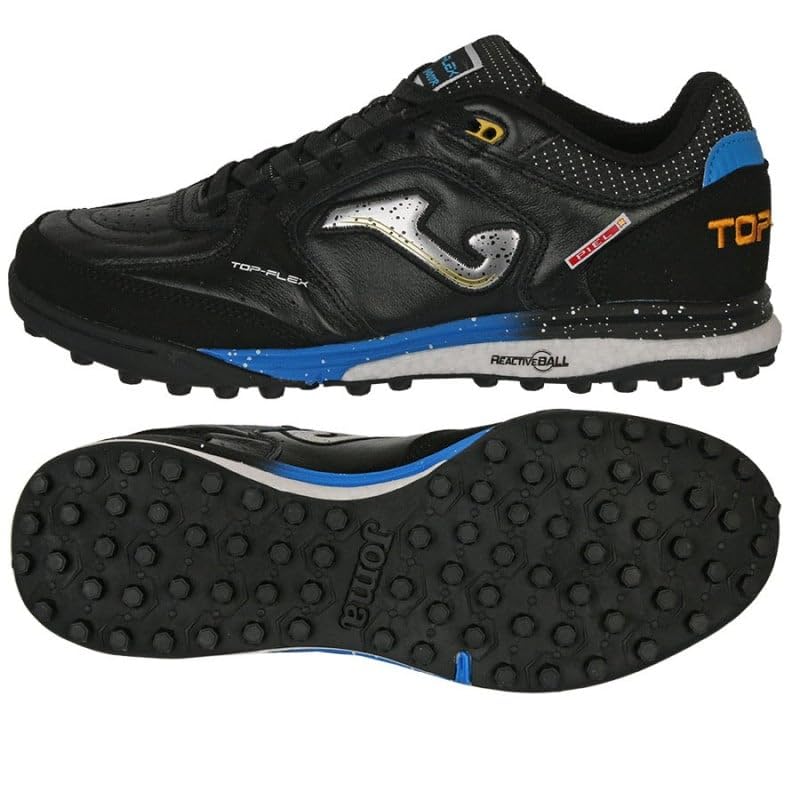 Joma Scarpe da Calcetto Top Flex Rebound 25 Turf Codice TORW2501TF Nero Uomo