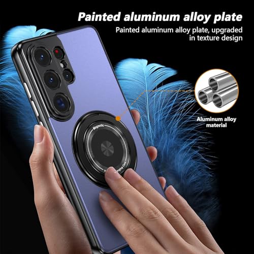 Coque Samsung S26 Plus étui magnétique silicone rigide rouge robuste - 6