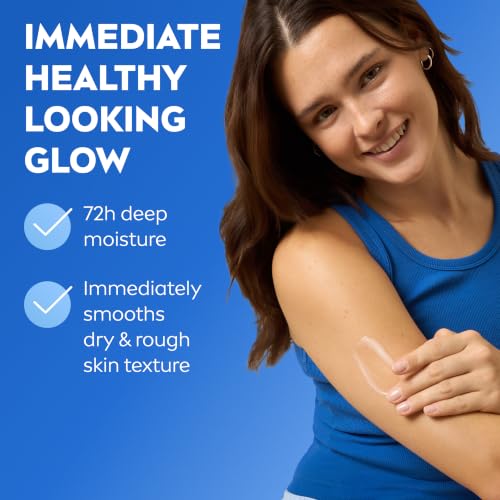 NIVEA Body Milk Smooth and Glow Ultra-Light Milky Serum, 6.7 FL OZ | Body Moisturizer Enriched with Niacinamide and Hyaluronic Acid, Immediate Skin Texture Improvement, 72-Hour Moisturizer - image 3