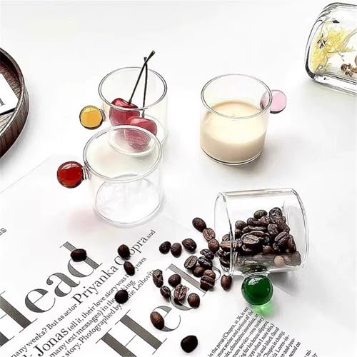 Verres à eau en borosilicate lot de 6 tasses transparentes 90ml avec support - 8