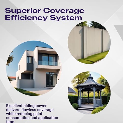Image of Birla Opus Style Power Fit Exterior Emulsion Paint (4L, Tiny Ripples, Matte Finish) | Superior Whiteness & Brightness, Excellent Finish, Low VOC | 2 Yr Warranty | For Exterior, Outdoor Walls