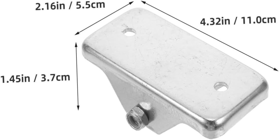 Alipis High Lift Jack Mount Trailer Jack Foot Plate for Travel Trailer Stabilizers