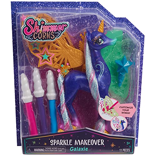 Sparkle Makeover Shimmercorns Galaxie jouet interactif licorne brillante