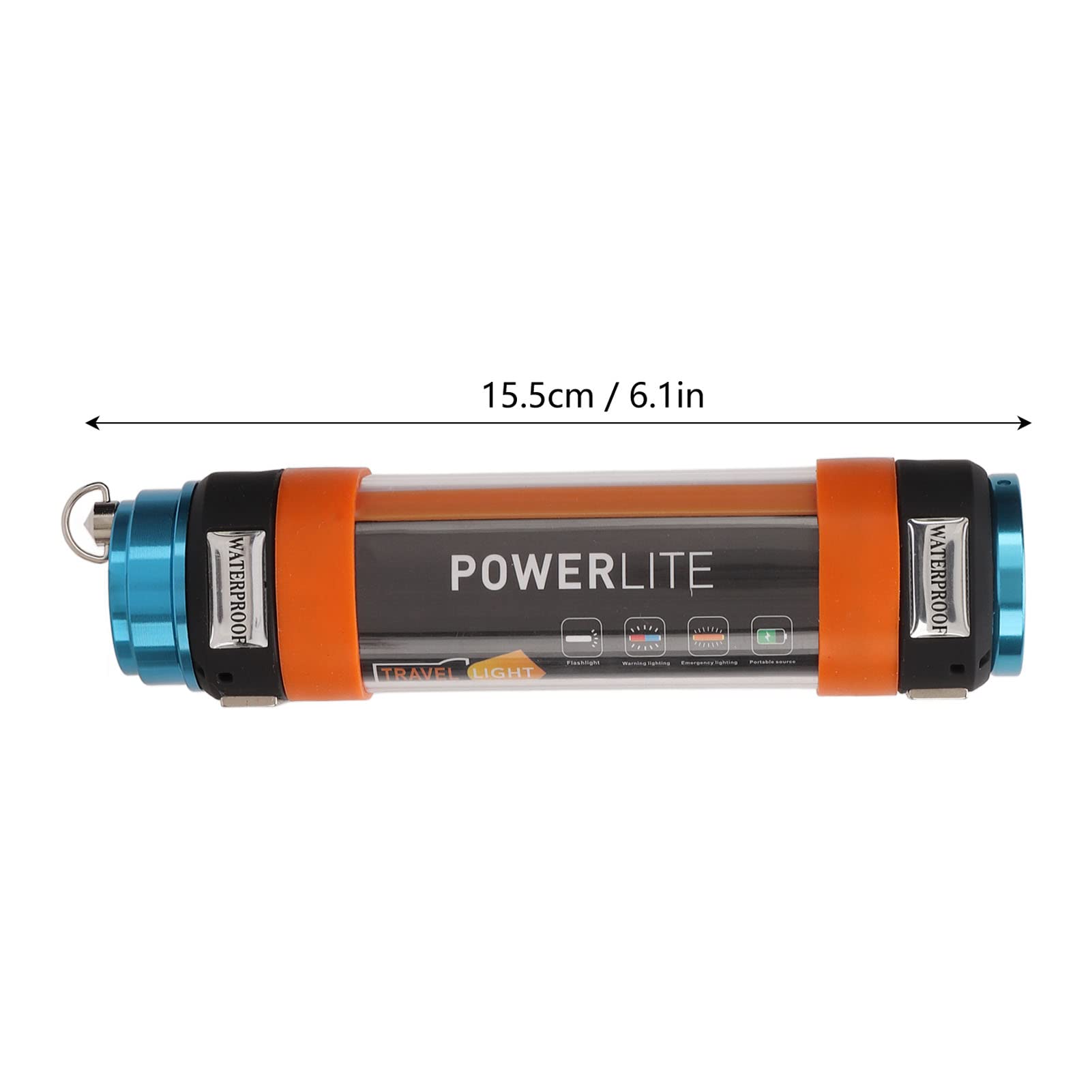 Luz De Camping Versátil - Recargable Por USB Y Función De Banco De Energía - IP68 Resistente Al Agua, 6 Modos, Diseño De Cordón Para Entusiastas Del Aire Libre