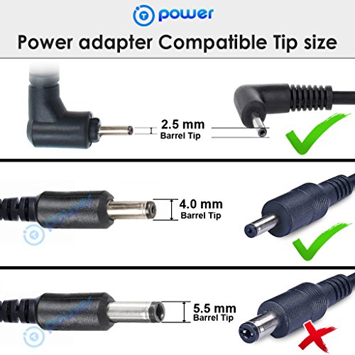T-Power 19V Charger for ASUS Dual-Band RT-N66U RT-N65U RT-AC66U RT-AC68U RT-AC68W RT-AC68P RT-AC68R N750 N900 AC1750 AC1900 Gigabit Wi-Fi Router Power Supply Charger - Image 4