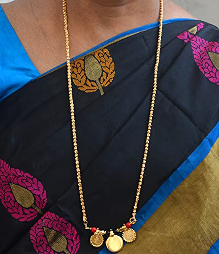 Image of Radha's Creations LONG 30 inch Mangalsutra LONG with Tali One Gram Gold for Women
