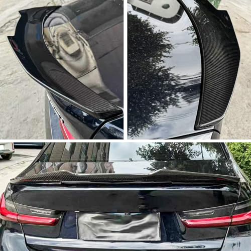 Real Carbon Fiber Rear Spoiler Wing Compatible with BMW 3 Series G20 330i 330e M340i 2019-2025, Rear Trunk Spoiler for BMW M3 G80 2021-2025 - Image 5
