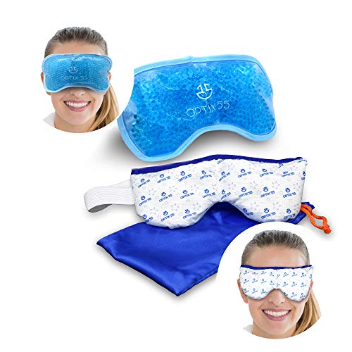 Eye Mask Combo Pack | (1) Dry Eye Mask Moist Heat Microwavable Warm