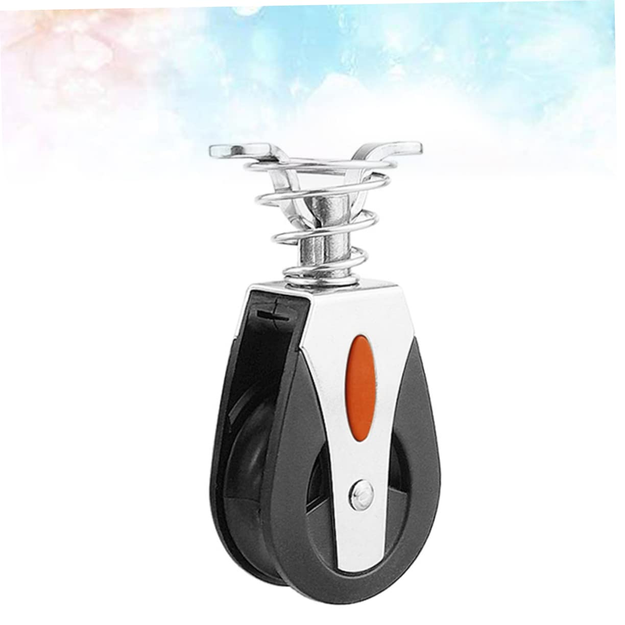 Happyyami 1Pc Grade Bearing Pulley for Sailboat Accessories Engagement Low Friction Durable and for Rigging and Maintenance