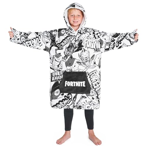 Fortnite Oversized Hoodie Decke zum Anziehen Pullover Jungen und Teenager...