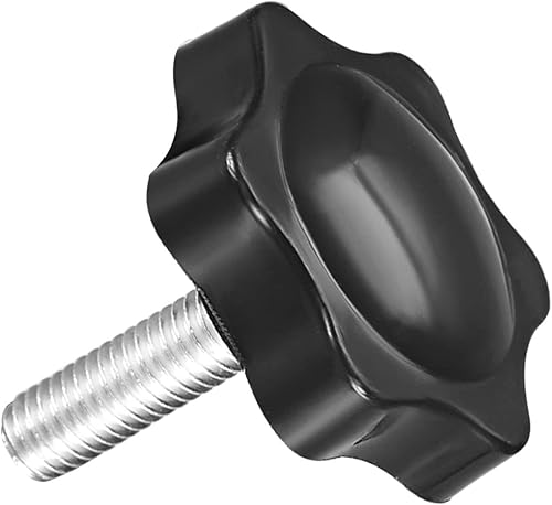 Miniatura 9 de METALLIXITY Perillas de tornillo de mango de sujeción (M6x26mm) 1 unidad, agarre de metal en forma de estrella - para construcción de viviendas