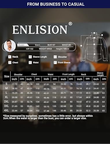 Chemise homme extensible Enlision en coupe classique avec poche