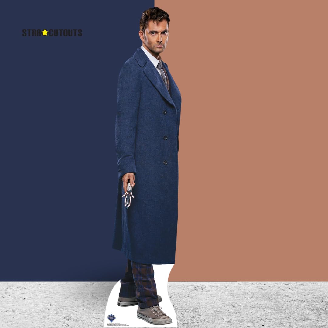 Star Cutouts SC4471 - Sagoma in cartone di Doctor Who David Tennant con mini