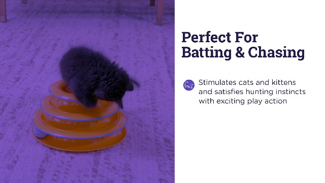 Petstages Tower of Tracks Interactive 3-Tier Cat Toy - Image 7