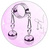 Stainless Steel Balanced Double Ball Lifting Ring Accessory for Strength and Endurance Training, Family Travel Dual Scene Tool (S) - Y19