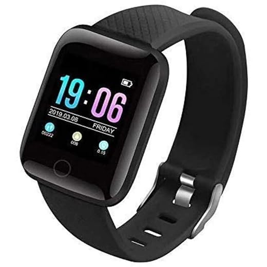 TechKing (10 Years Warranty D-116 Bluetooth Smartwatch Wireless Smart Fitness Band for Boys/Men/Kids/Women | Sports Gym Watch | Heart Rate and BP Monitor, Calories Counter