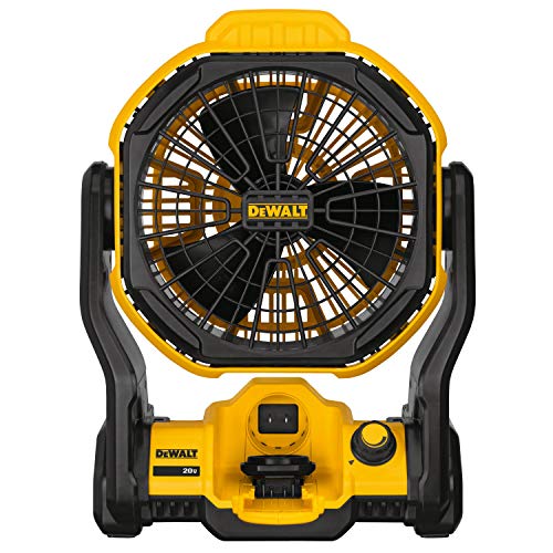 DEWALT 20V MAX Cordless Fan for Jobsite, 11-Inch, Tool Only (DCE511B)