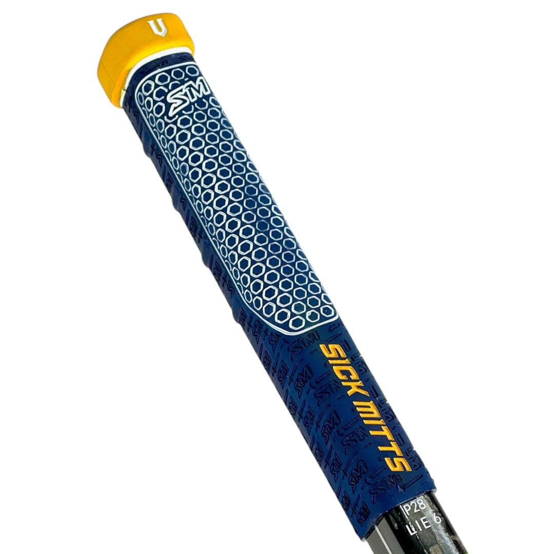 V-Grip Blue Base Ice Hockey Grip - Enhance Your Game with This Durable and Comfortable Hockey Gear and Accessories. Five different colors to choose your favorite hockey team colors Yellow