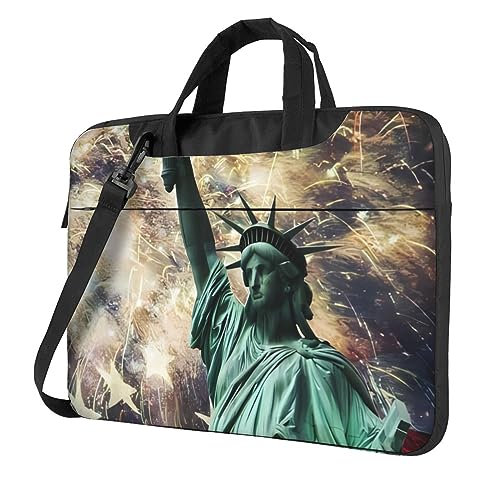 Housse PC portable bandoulière sacoche ordinateur feux d'artifice protection notebook voyage