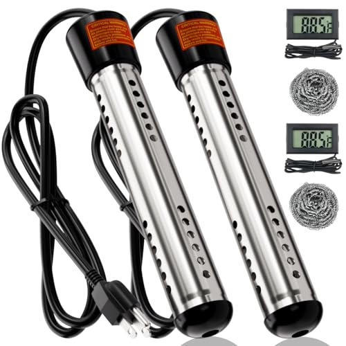 ISEEKLUX 2000W Immersion Water Heater (2 Pack)