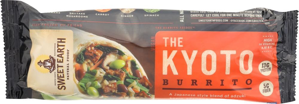 Sweet Earth Burrito, The Kyoto, 7 Ounce (Pack of 12)