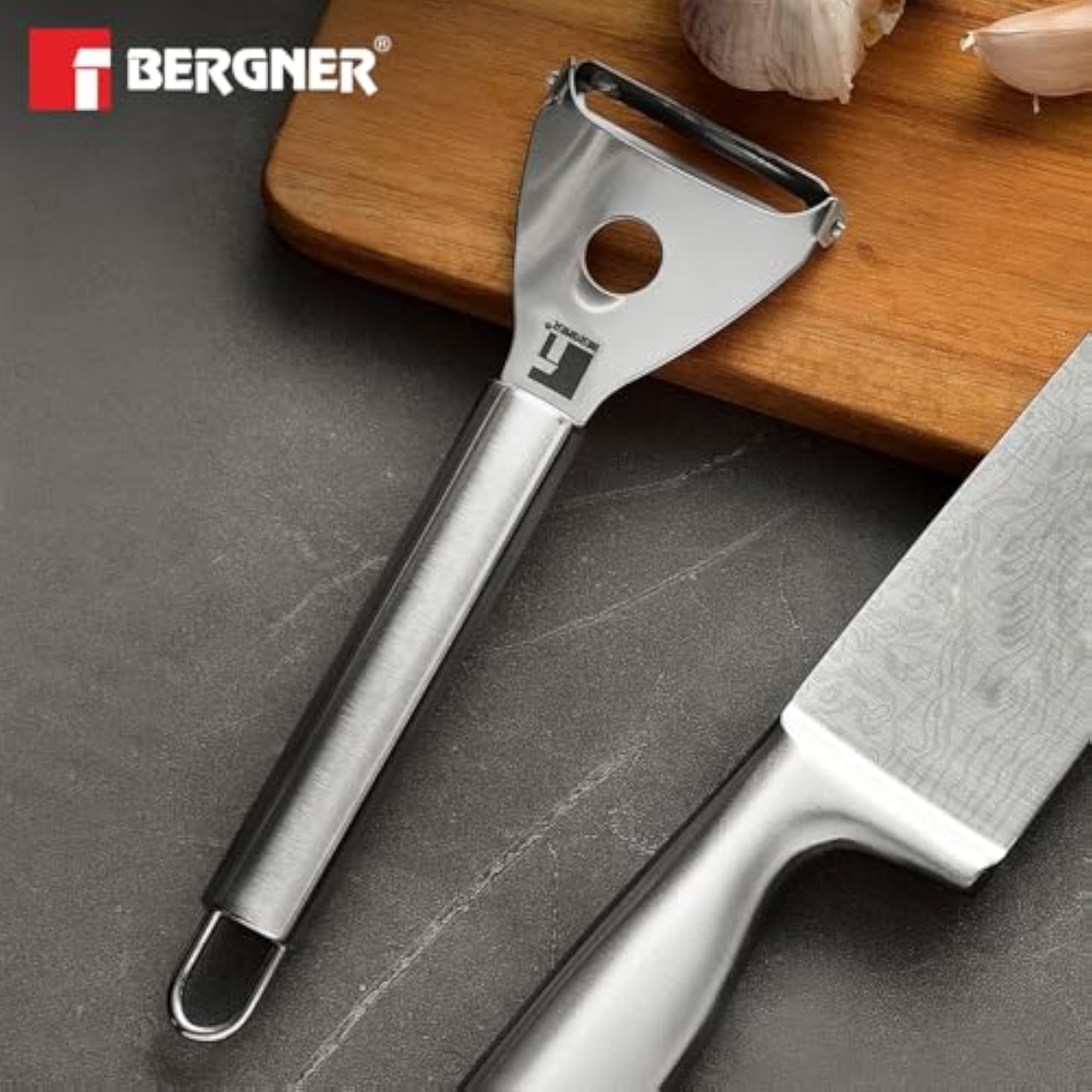 Argent Stainless Steel Y-Shape Peeler with Hanging Hole