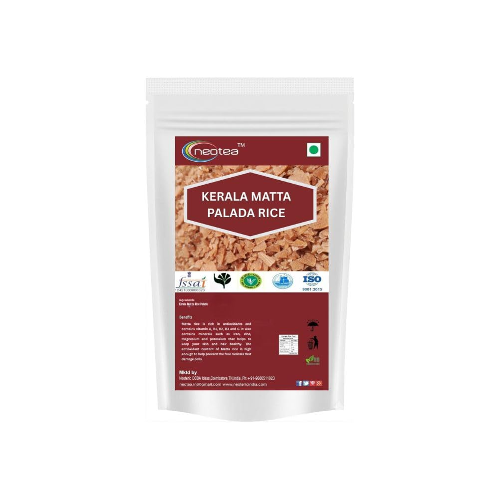 Neotea Kerala Matta Rice Palada Mix | Traditional Kerala Dessert Ingredient | Rich & Creamy Payasam | 100% Natural | No Preservatives | Easy to Cook | Authentic Palada Payasam Mix (300 GM, Kerala Matta Palada Rice)-image-23