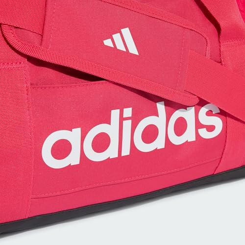 adidas Unisex Essentials Linear Duffel Bag Duffel_Bag, Power pink/White, One Size – Ansicht 3