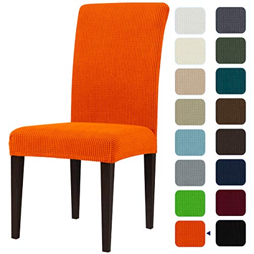 subrtex Dining Room Chair Slipcovers Sets Stretch Furniture Protector Covers for Armchair Removable