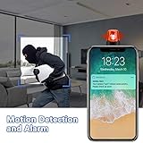 Igzyz Mini Spy Camera, 4K/1080P HD WiFi Hidden Camera Wireless Portable DIY Nanny Cam with Motion Detection Smallest Security Surveillance Cameras for Indoor/Outdoor - Image 4