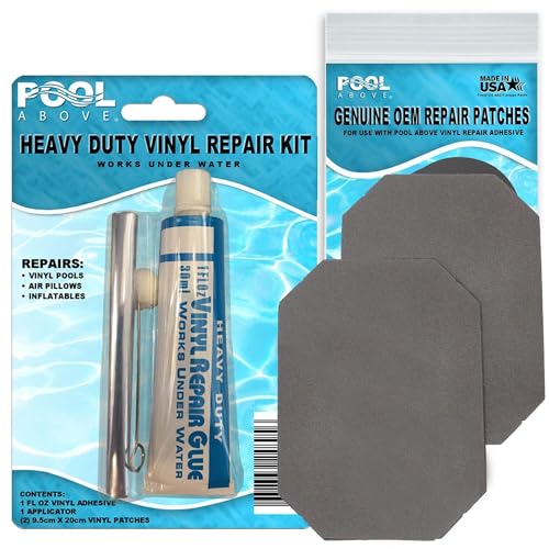 Pool Above Vinyl Repair Kit Clear Sealant, Ideal for