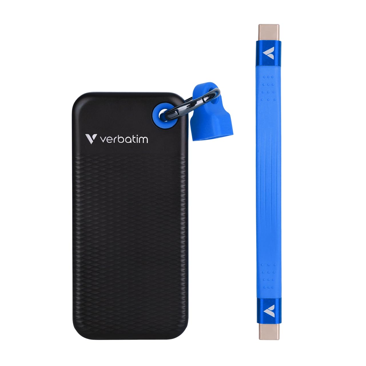 Ssd 512gb, Usb 3.2, TyP-C, Pocket, Schwarz/blau (32283)
