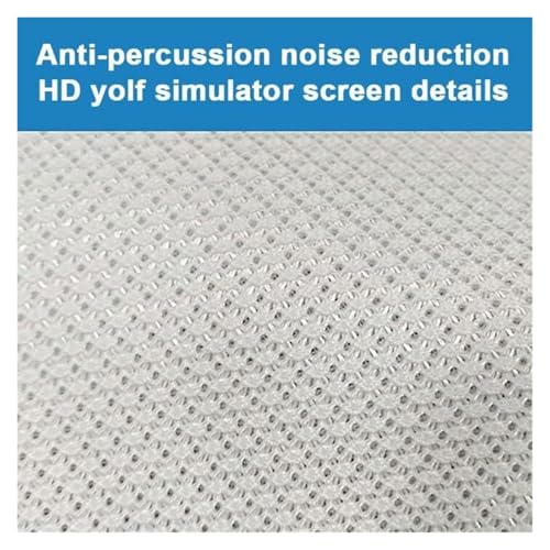 Pantalla de proyección de impacto para golf - Funda de alta resistencia para simuladores, portátil para entrenamiento interior y exterior miniatura 4