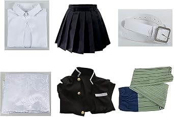 Tkieio Kanroji Mitsuri Cosplay Costume Outfit Uniform Kimono Clothes Full Set