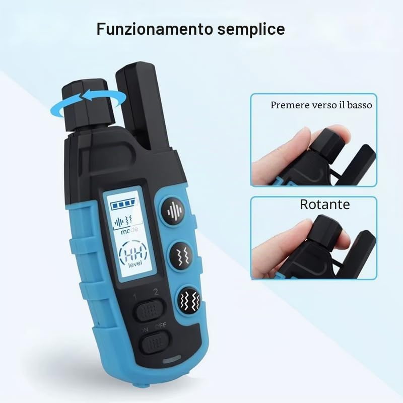 Collare da Addestramento per Cani | Portata XXL di 3000 m | Conforme Nuova Legge Benessere Animali 2026 | 3 moda Beep, Vibrazione, Boost Vibrazione | Per cani di Tutte le Taglie |