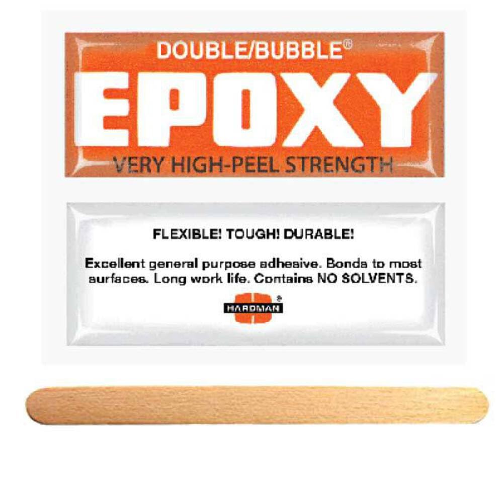 Hardman Double Bubble Orange Toughened Epoxy (High Peel Strength) 25 Packs (#04007)