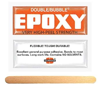 Hardman Double Bubble Orange Toughened Epoxy High Peel Strength 25 Packs #04007