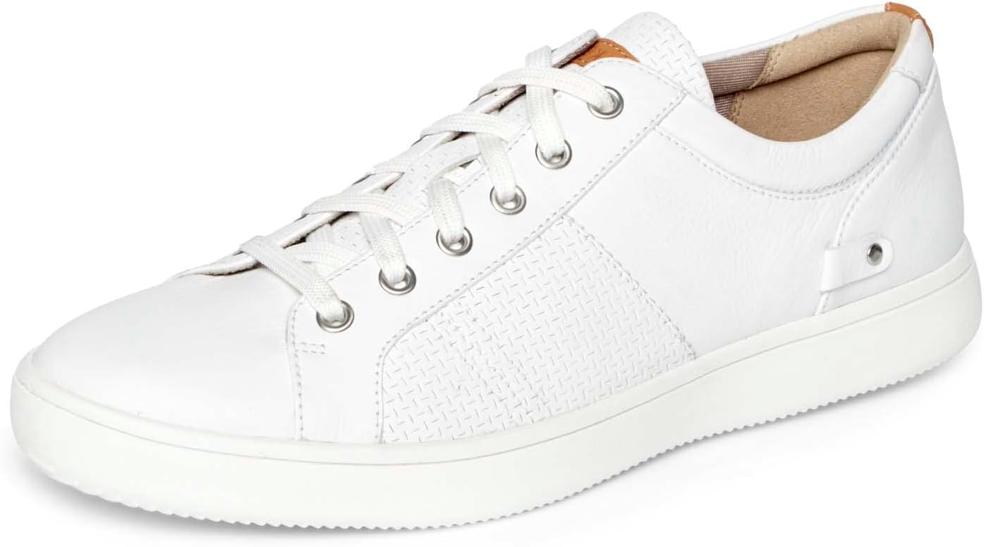 Rockport Men's Colle Tie Sneaker, White, 14 M US