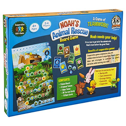 Noah’s Animal Rescue! Cooperative Bible Game For Kids – Noah's Ark Story Board Game For Children Ages 4 To 8 - Easy To Learn And Teaches New Skills Through Hands On Play #TOP6