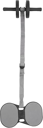 Keenso Abdominal Wheel Roller, Dual Wheel Automatic Resilience with Knee Pad, Effective Core Trainer for Home Gym Use