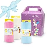 Enthaltene Farben: hellblau, weiß und rosa.Schöne Kombi-Farben für allerlei kuschelige Nähprojekte wie zB Babydecken, Kissen, Kuscheltiere, Loopschals, uvm.